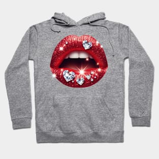 Valentines Lips Hoodie